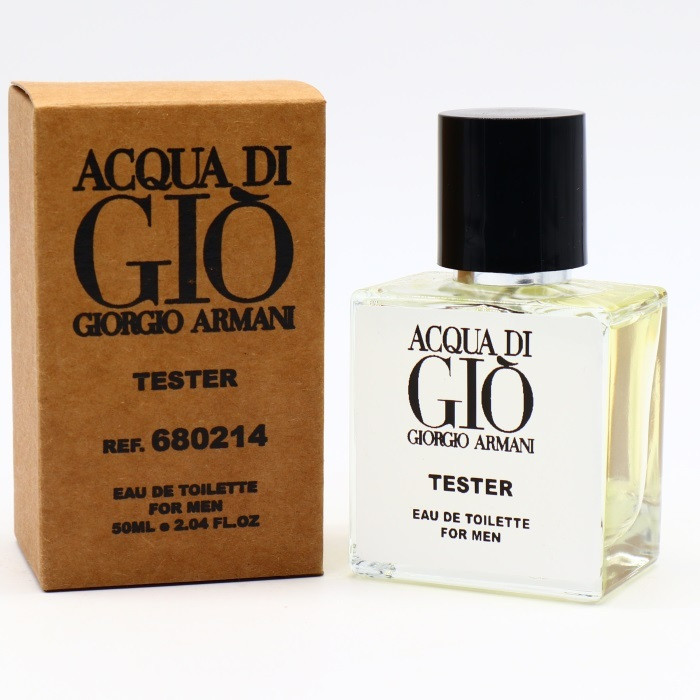 Tester Giorgio Armani Acqua di Gio Pour Homme 50 ml/мл Чоловічі парфуми Тестер Джорджо Армані Аква ді Джіо Пур Хом