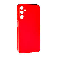 TPU чехол Case Smitt накладка с микрофиброй для Samsung Galaxy A24 красный