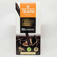 Екстра чорний шоколад без цукру Trapa Intenso 80% Noir Sugarfree 80 грам Іспанія