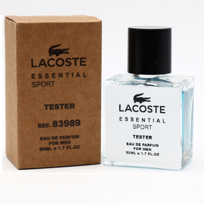 Tester Lacoste Essential Sport 50 ml/мл Чоловічі парфуми Тестер Лакоста Необхідний Спорт (ОАЕ, концентрат)