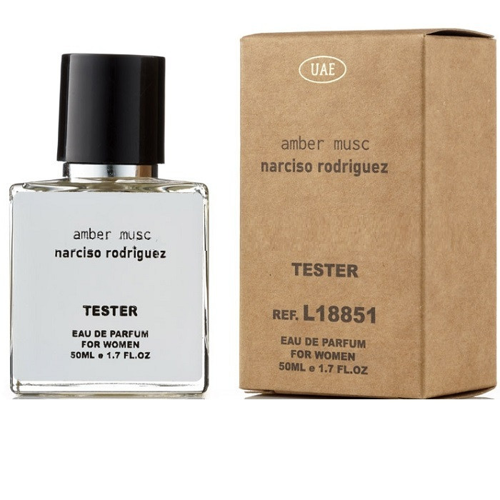 Tester Narciso Rodriguez Amber Musc 50 ml/мл Жіночі парфуми Тестер Нарцисо Родрігес Амбер Маск (ОАЕ, концентрат)