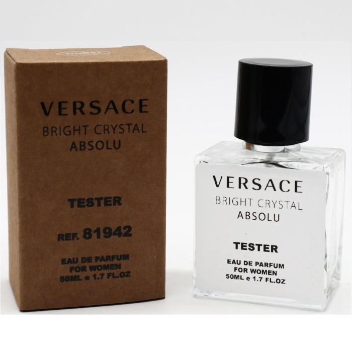 Tester Versace Bright Crystal Absolu 50 ml/мл Жіночі парфуми Тестер Версаче Брайт Крістал Абсолю (ОАЕ,