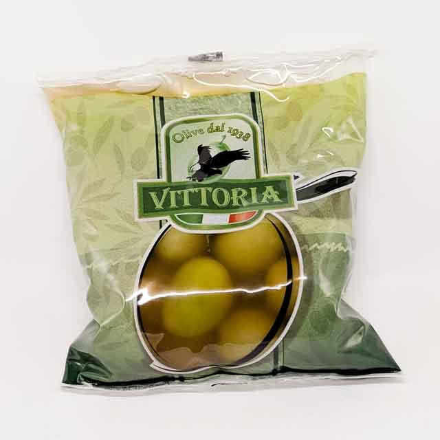 Італійські оливки гіганти з кісточкою Vittoria Olive Verdi Dolci 450 грам, Оливки та маслини