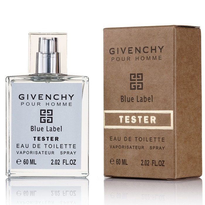 Tester Giv. Pour Homme Blue Label 60 ml,мл Чоловічі парфуми Тестер Пур Хом Блю Лейбл