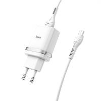 СЗУ Hoco C12Q Smart QC3.0 (1USB/3A) + MicroUSB