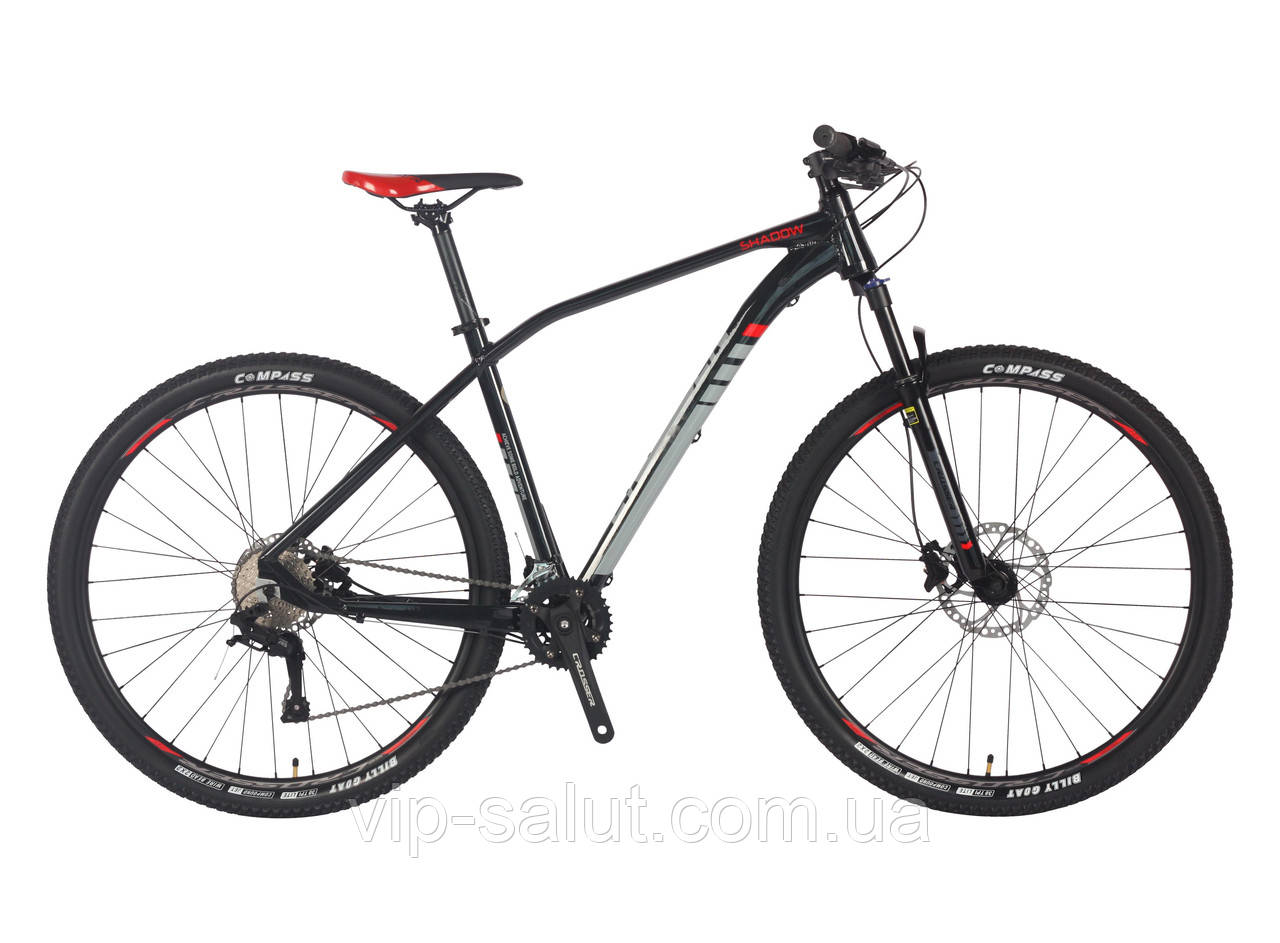 Гірський велосипед 29 дюймів 19 рама (2*12) Ltwoo+Shimano Crosser SHADOW 29 ⁇  Чорний