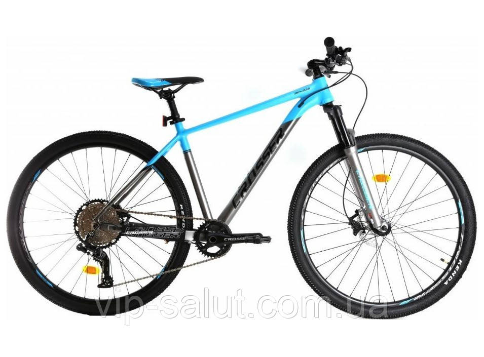 Гірський велосипед 29 дюйма 17 рама Crosser MT-036 29"(1*12 Ltwao+Shimano) Чорний