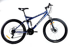 Гірський велосипед 27,5 дюймів розмір рами 19" Azimut Race GFRD Фіолетовий