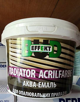 АКВА-Емаль BUD EFFEKT Універсал. (для радіатор.) 0,75 кг 0.35