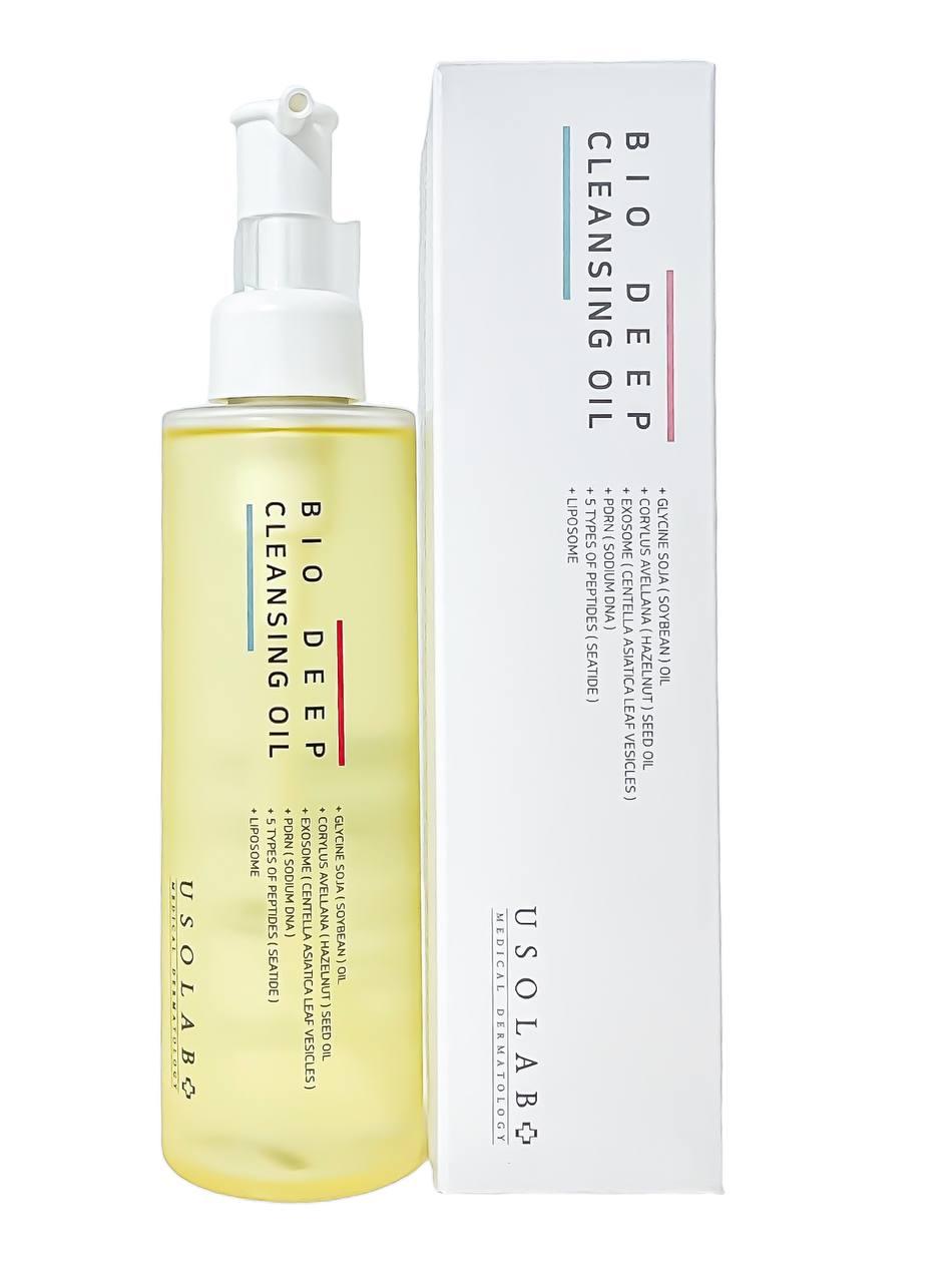 Usolab Bio Deep Cleansing Oil 200 ml - Гідрофільна олія для глибокого очищення шкіри