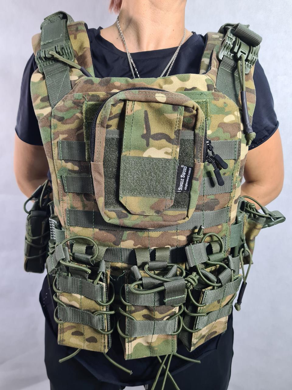 Розгрузка плитоноска  Патріот 5шт АК Multicam
