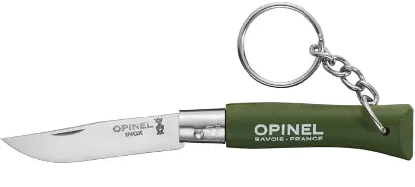 Складаний ніж - брелок OPINEL № 04 inox, COLORAMA, KHAKI (002054)