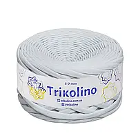 TRIKOLINO (Тріколіно) 5-7 мм 100 м Світло-сірий (Трикотажна пряжа, нитки для в'язання)