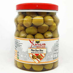 Оливки зелені без кісточок Yunus 600 грам, Оливки та маслини