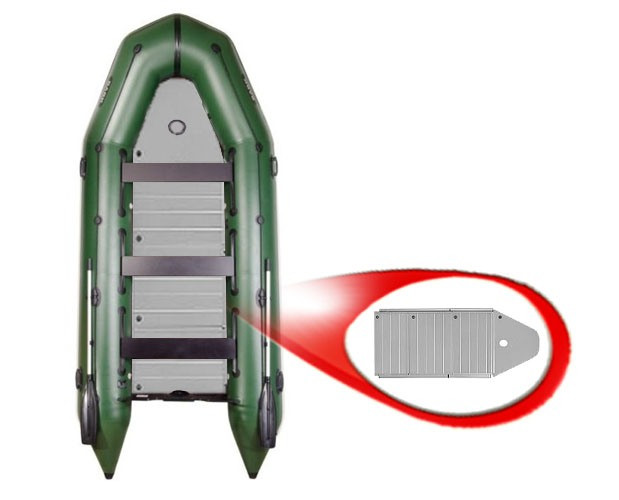 Bark BT-420SAL кіловий моторний надувний човен Барк 420 з алюмінієвим дном