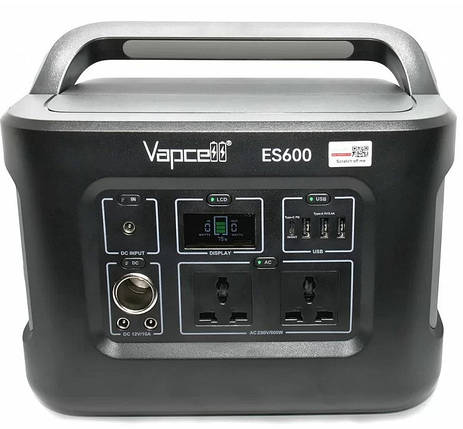 Зарядна станція Vapcell ES600 622Wh 600W 28800mAh, фото 1