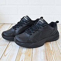 Кросівки чоловічі Nike Air Monarch чорні. Молодіжні кросівки 41-46 Найк Монарх
