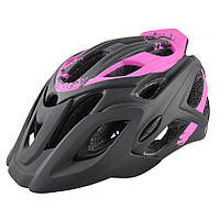 Велосипедний шолом Grey's М чорно-фіолетовий матовий