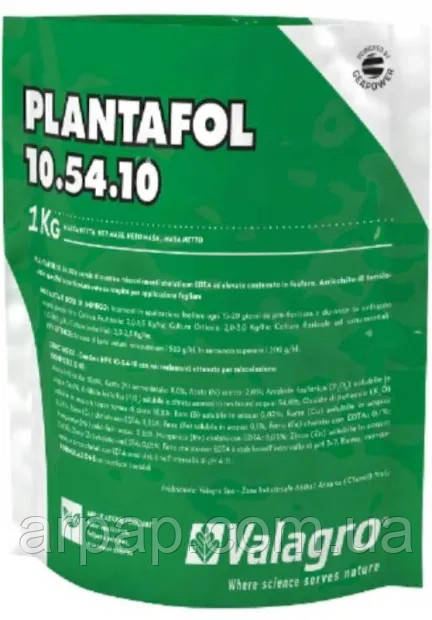 Добриво Plantafol NPK 10.54.10 1 кг Valagro, фото 1