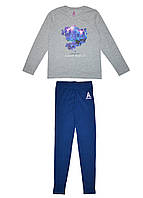 Піжама дівчинці підлітка (реглан, штани) з малюнком