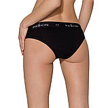 Трусики з широкою гумкою і мереживом Passion PS001 PANTIES black, size XL Амур, фото 2