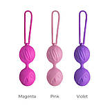 Вагінальні кульки Adrien Lastic Geisha Lastic Balls Mini Magenta (S), діаметр 3,4 см, вага 85 г Амур, фото 4