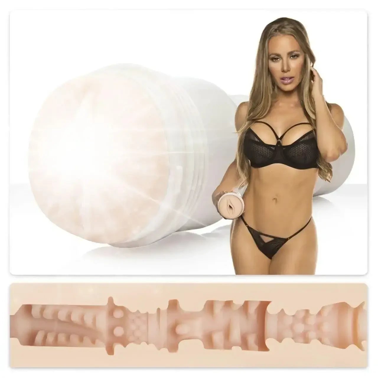 Мастурбатор Fleshlight Girls: Nicole Aniston — Fit, зі сліпка вагіни, дуже ніжний Амур