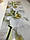 Вінілова наклейка на холодильник Орхідея ламінована подвійна ПВХ плівка самоклеюча 600*1800 мм, фото 2