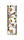 Вінілова наклейка на холодильник Орхідеї і краплі роси 02 (самоклеюча плівка ПВХ) бежевий 600*1800 мм, фото 2