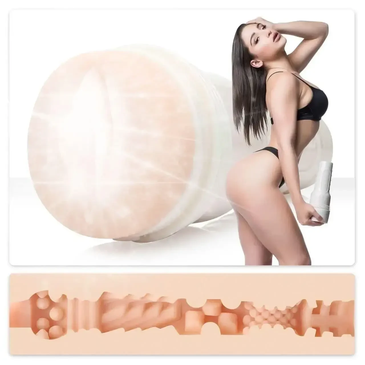 Мастурбатор Fleshlight Girls: Abella Danger - Danger, зі зліпка вагіни, дуже ніжний Амур