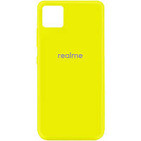 Чехол на Realme C11 / для риалми, реалми с11 силиконовый Желтый / Flash