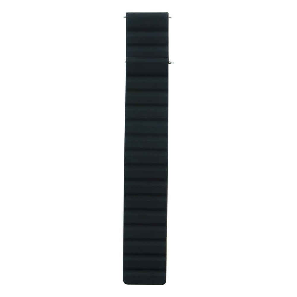 Ремешок для часов Silicone Link Magnetic 20mm Цвет Black - фото 1 - id-p1860210944