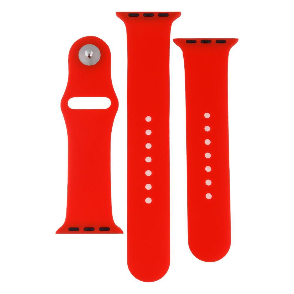 Ремешок для Apple Watch Band Silicone Two-Piece 38/40/41 mm Цвет 14, Red - фото 1 - id-p1860210999