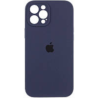 Чехол на Apple iPhone 12 Pro Max / для айфон 12 про макс силиконовый АА Серый / Lavender Темно-синий /