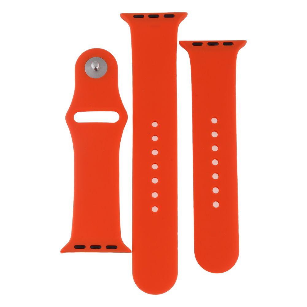 Ремешок для Apple Watch Band Silicone Two-Piece 38/40/41 mm Цвет 13, Orange - фото 1 - id-p1860211079