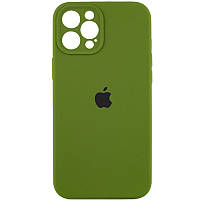 Чехол на Apple iPhone 12 Pro Max / для айфон 12 про макс силиконовый АА Серый / Lavender Зеленый / Dark Olive