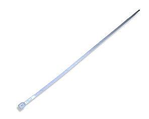 Стяжка/Хомут для кабелю пластиковий білий 3.6х250мм/1шт, фото 2