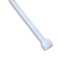 Стяжка/Хомут для кабелю пластиковий білий 3.6х250мм/1шт, фото 3