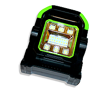 Ліхтарик світлодіодний ручний переносний з акумулятором на сонячній батареї PowerBank HC-7078-D USB/19 см/14 см, фото 2