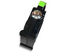 Ліхтарик світлодіодний ручний переносний з акумулятором на сонячній батареї PowerBank HC-7078-D USB/19 см/14 см, фото 3