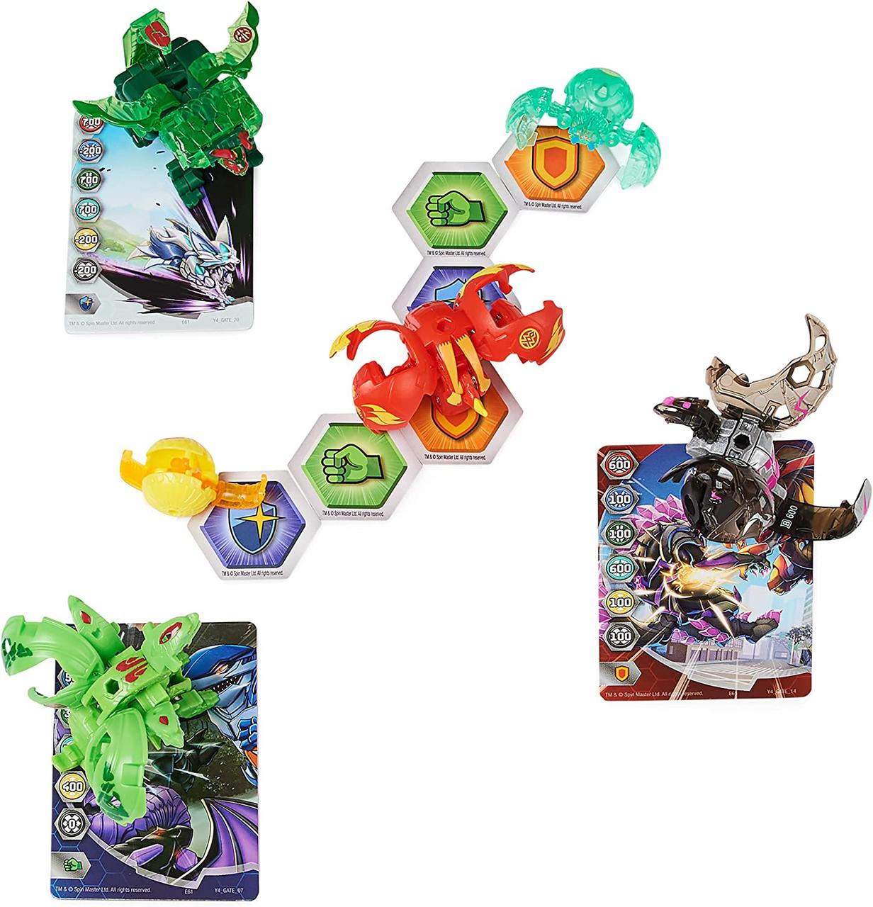 Игровой набор Bakugan Evolutions Dragonoid and Sluggler Battle Strike Pack Spin Master 6 шт - фото 4 - id-p1860231185