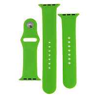 Ремешок для Apple Watch Band Silicone Two-Piece 42/44/45/49 mm Цвет 40, Shiny green