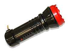 Ліхтарик ручний акумуляторний із зарядкою від мережі WSD-9936 220В/13см/4см, фото 2