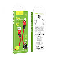 Кабель USB Hoco X89 Wind Lightning 2.4A Цвет Красный