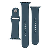 Ремешок для Apple Watch Band Silicone Two-Piece 42/44/45/49 mm Цвет 62, Granny grey