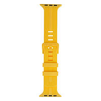 Ремешок для Apple Watch Band Silicone Shine 42/44/45/49 mm Цвет Bright yellow