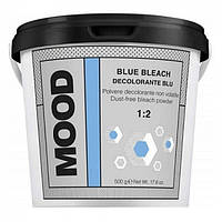 Пудра синяя для обесцвечивания волос Mood De-Color Blu Bleach, 500 гр