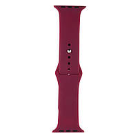 Ремешок для Apple Watch Band Silicone One-Piece Size-S 42/44/45/49 mm Цвет 63, Garnet