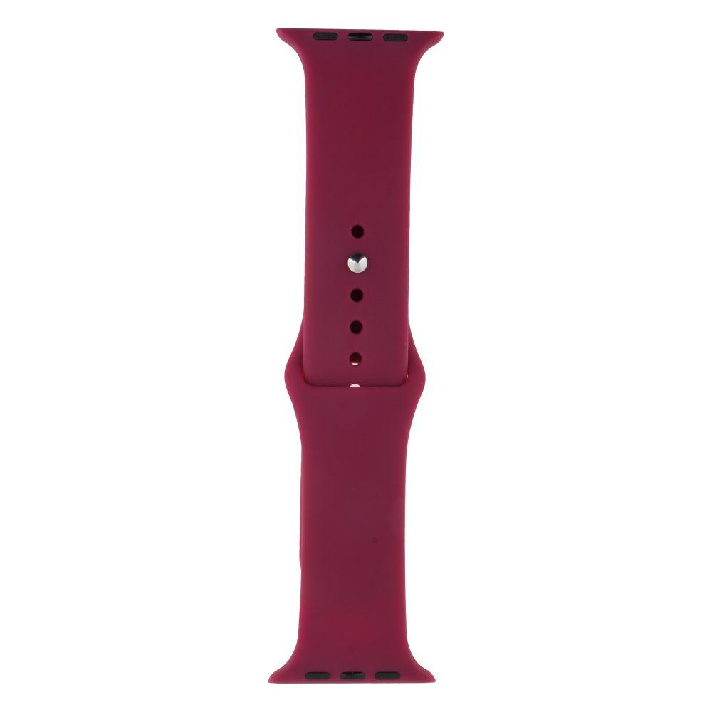 Ремешок для Apple Watch Band Silicone One-Piece Size-S 42/44/45/49 mm Цвет 63, Garnet - фото 1 - id-p1860211714