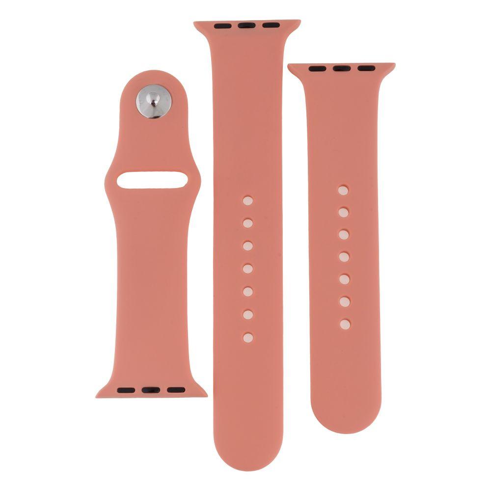 Ремешок для Apple Watch Band Silicone Two-Piece 38/40/41 mm Цвет 27, Flamingo - фото 1 - id-p1860211715